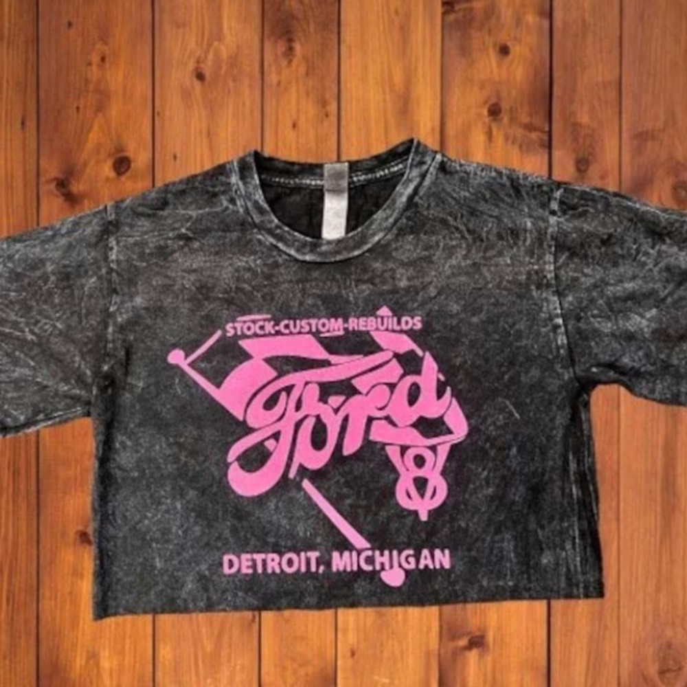 Vintage Ford Crop Top Tee